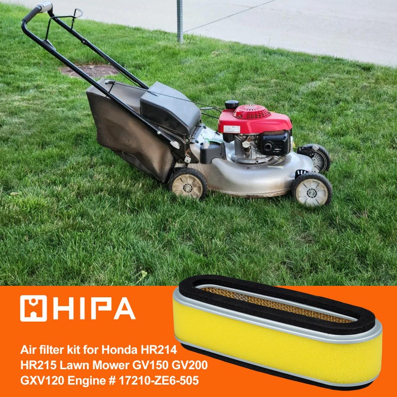 Hipa HR214 GV150 Air Filter Kit for Hon-da GXV120 GV200 HR194 HR195 HRA214 HRA215 HRC215 HR21 Lawn Mower 17210-ZE6-505 17210-ZE6-305 - Image 2